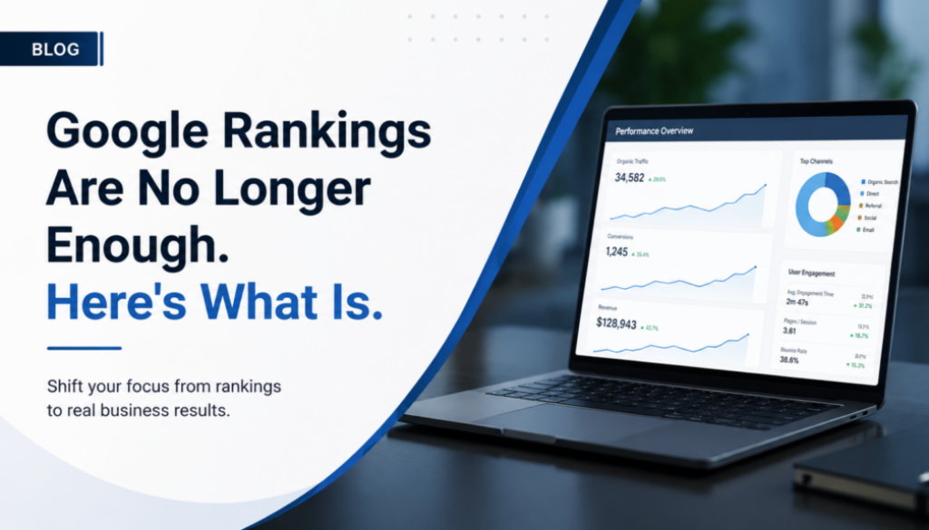 Google Rankings Are No Longer Enough. Here's What Is.