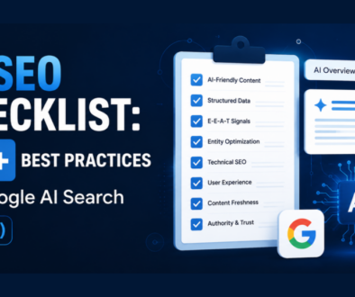 AI SEO checklist for improving Google AI Search visibility 2026
